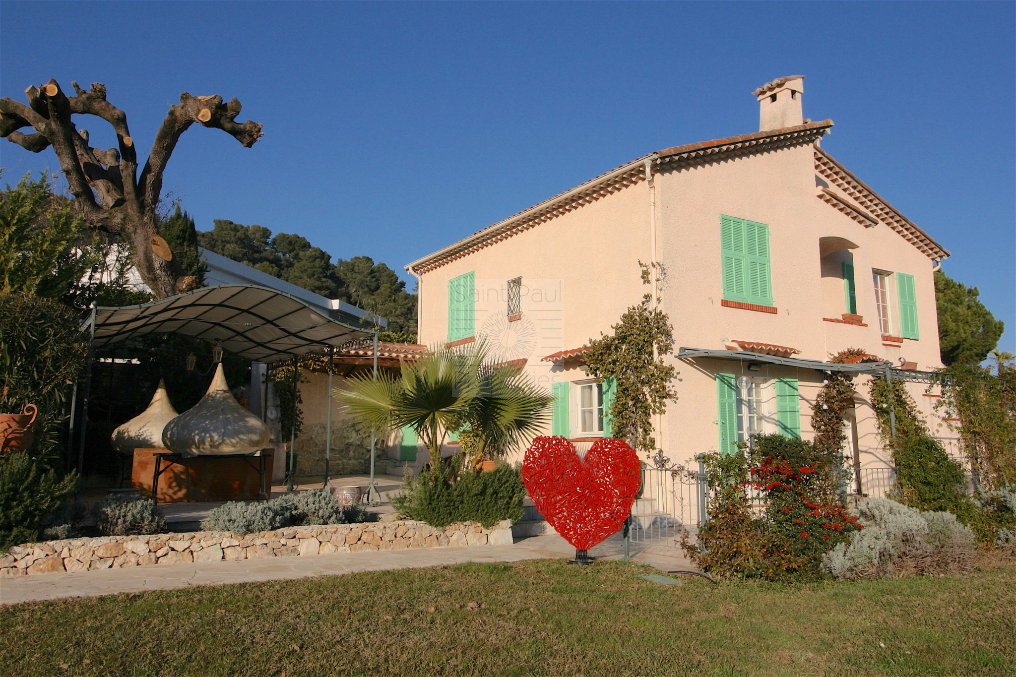 vente RARE ! Deux maisons & dépendance 370m2 La Colle sur Loup
